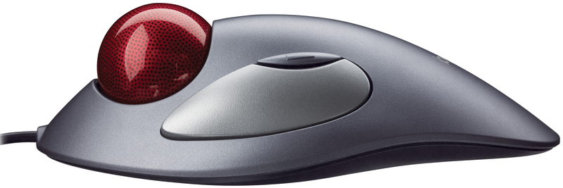 Миша Logitech TrackMan Marble трекбол (Gray) 910-000808 - фото - №3