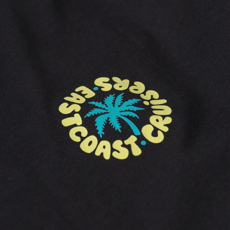 Футболка DROP TAIL Eastcoast Shore BLACK XS фото
