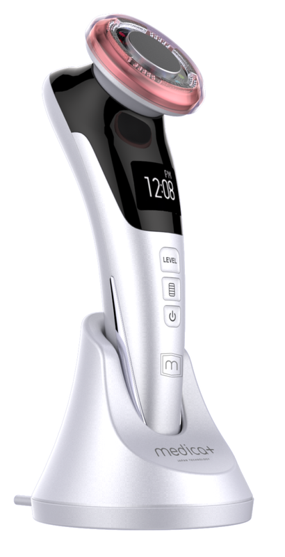 Микротоковый RF лифтинг массажер для лица MEDICA+ Skin Lifting 7.0 White (EMS+LED) фото