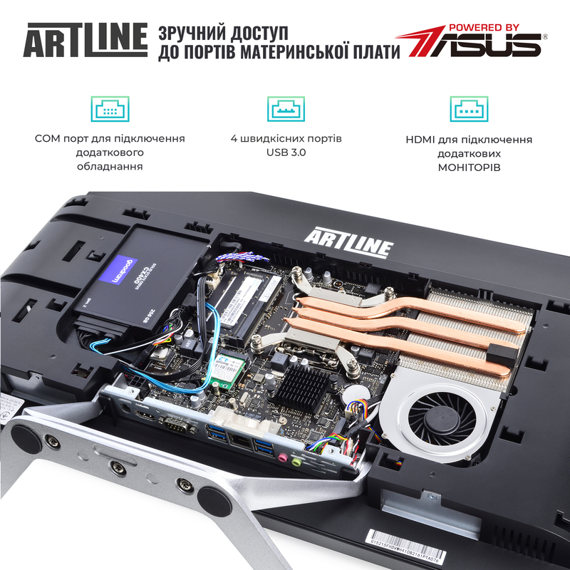 Моноблок ARTLINE Business F28 (F28v06Win) Black - фото - №6