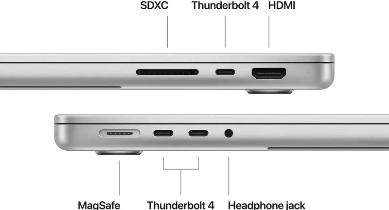 Apple MacBook Pro 14" Chip M3 Max 14CPU/30GPU/36RAM/1TB Silver (MRX83) 2023 фото