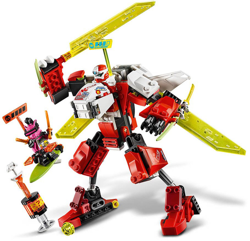 Конструктор LEGO Ninjago Робот-літак Кая 71707 фото