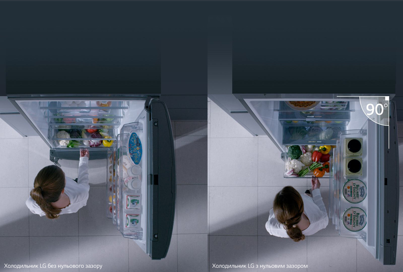 Двокамерний холодильник LG GC-B399SQCM фото