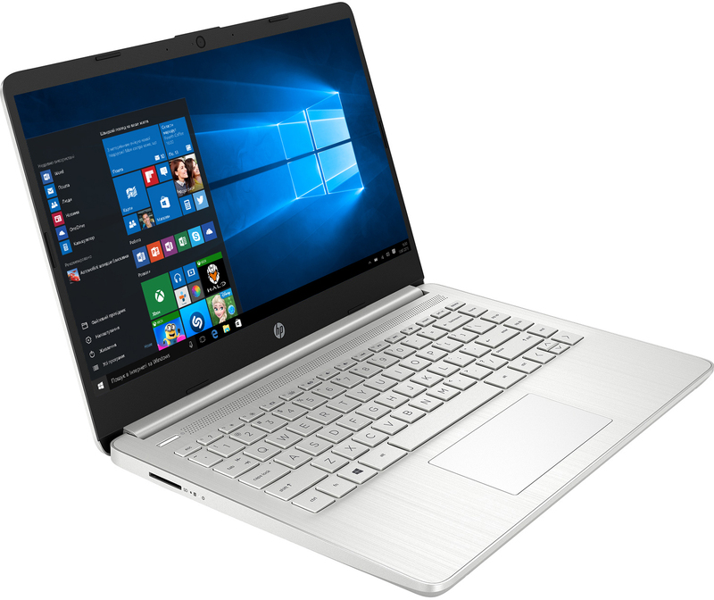 Ноутбук HP 14s-fq1010ua Natural Silver (422C9EA) - фото - №1