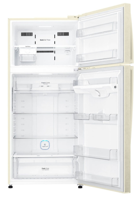 Двокамерний холодильник LG GN-H702HEHZ фото