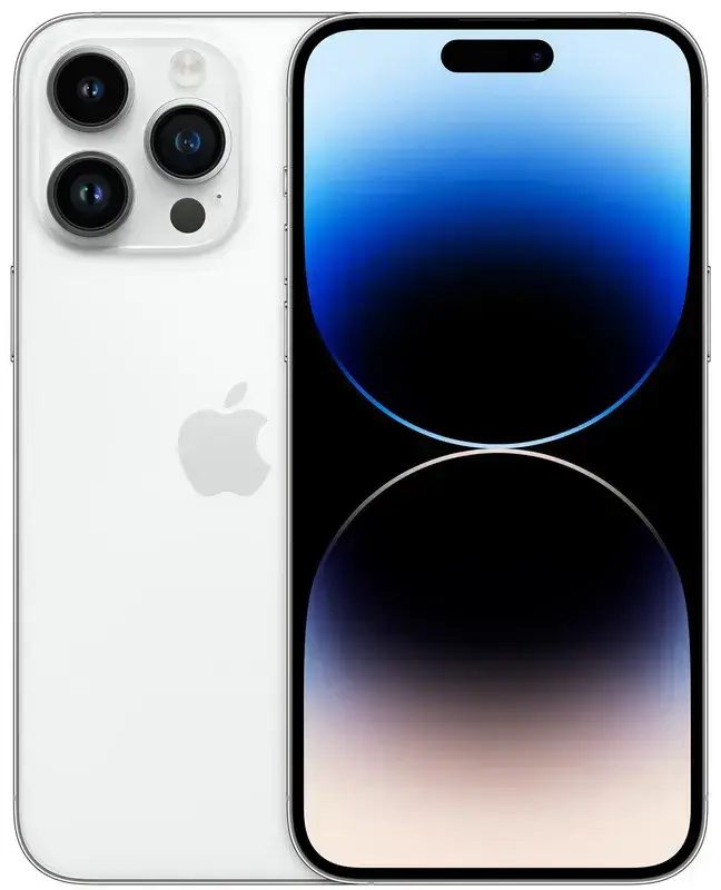 Б/В Apple iPhone 14 Pro Max 128Gb Silver E-sim (Це Ок) - фото - №0