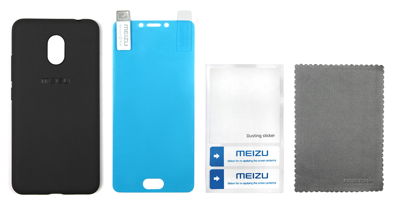 Чехол-накладка Meizu Original Silicone Case Black для M5c фото