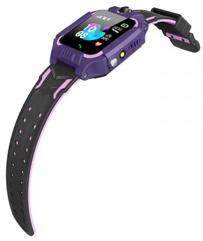 Детские часы-телефон с GPS трекером GOGPS K24 (Purple) фото