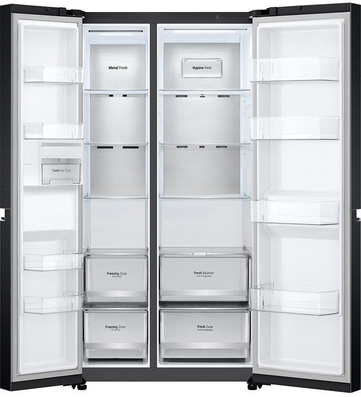 Side-by-side холодильник LG GC-B257SBZV фото