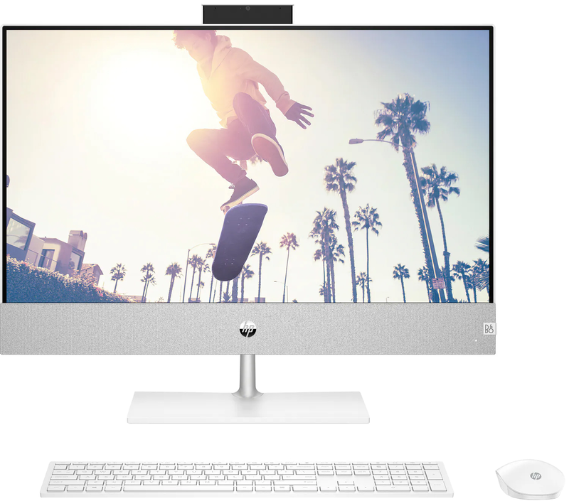 Моноблок HP Pavilion AiO 24-ca2007ua Snowflake White (95Z18EA) - фото - №0