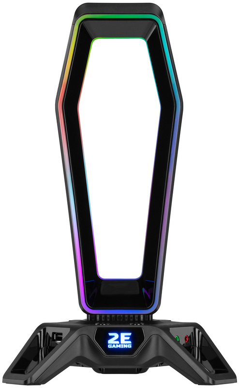 Підставка для навушників 3 в 1 2E GAMING GST330 RGB 7.1 USB (Black) 2E-GST330UB фото