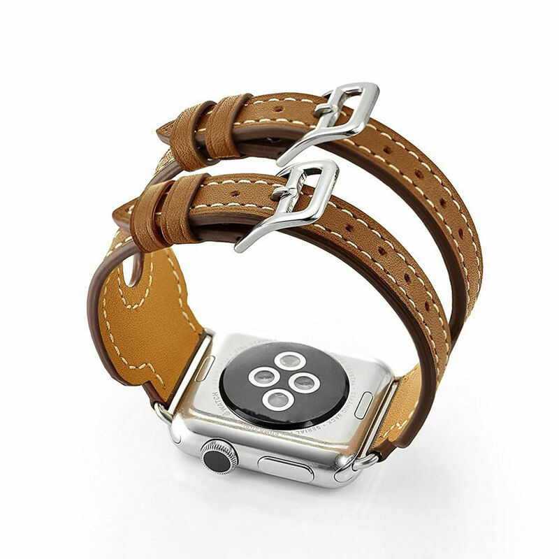 Ремешок Vilo Hermes Double Buckle Cuff (Brown) для Apple Watch 38mm фото