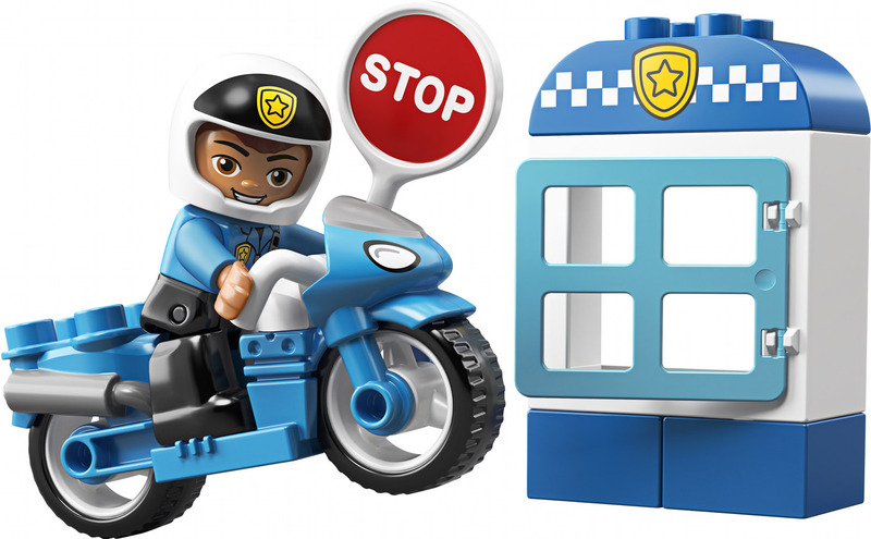 Конструктор LEGO DUPLO Поліцейський мотоцикл 10900 фото