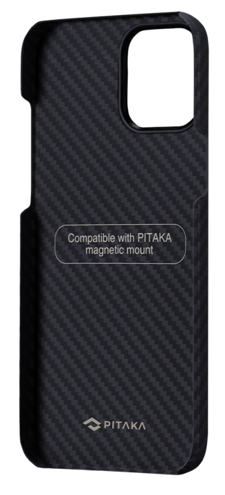 Чехол Pitaka MagEZ Case (Black/Grey) KI1201PM для iPhone 12 Pro Max фото