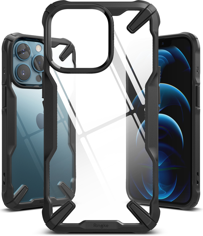 Чохол Ringke FUSION X iPhone 13 Pro Max (Black) FX555E55 - фото - №1
