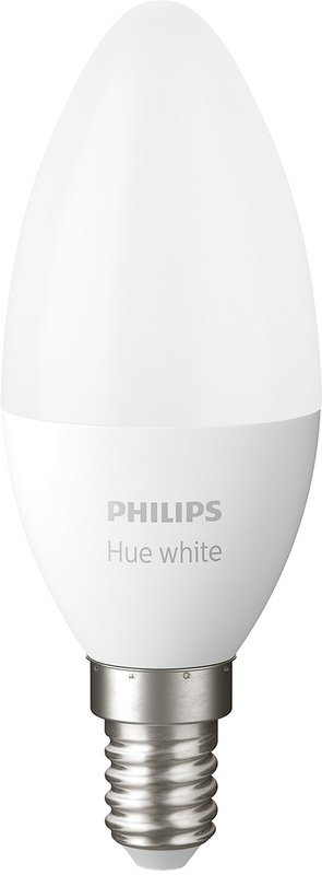 Розумна лампа Philips Hue E14, 5.5W(40Вт), 2700K, White, Bluetooth, з димером 929002039903 фото