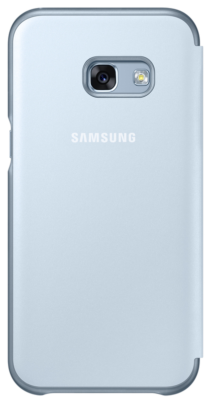 Чохол-книжка Samsung Neon Flip для Galaxy A3 2017 (блакитний) фото