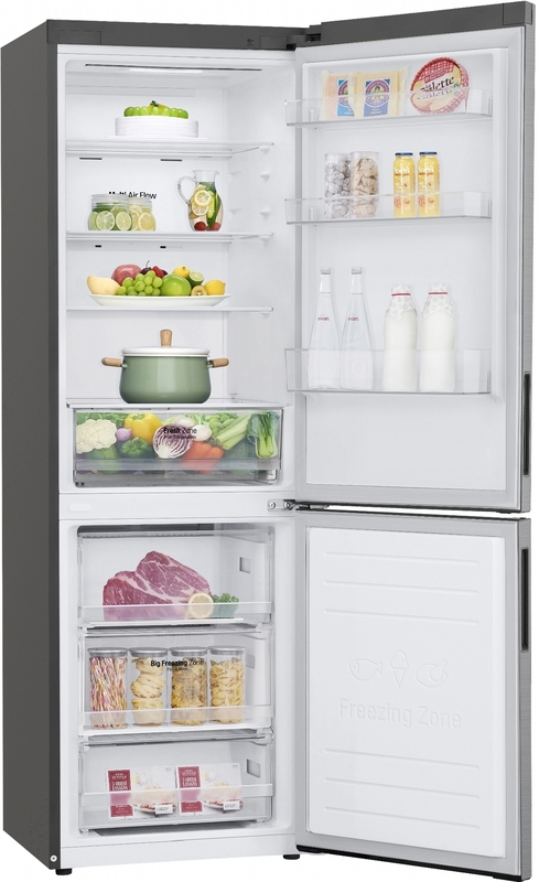 Двокамерний холодильник LG GA-B459CLWM фото