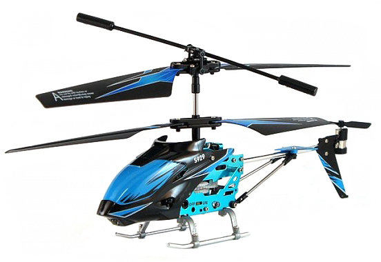 Игрушка вертолет р/у WL Toys S929 с автопилотом WL-S929b (Синий) фото