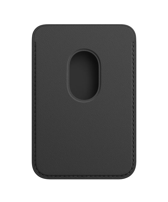 Чохол Apple Leather Wallet with MagSafe (Black) MHLT3ZE/A для iPhone фото