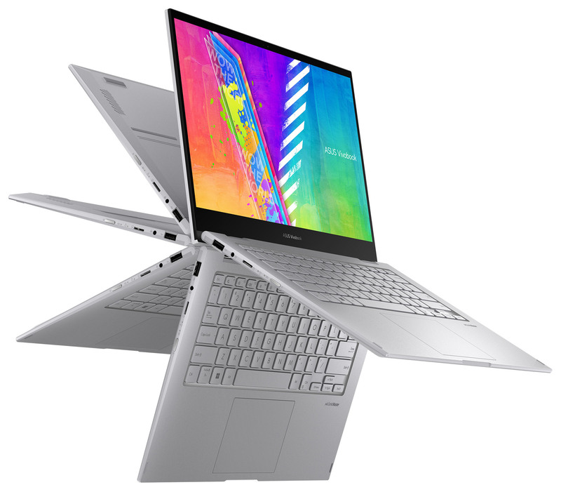 Ноутбук Asus VivoBook Go 14 Flip TP1401KA-BZ066 Cool Silver (90NB0W43 ...