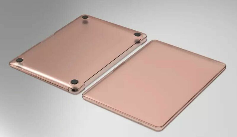 Накладка WiWu hard shell (Pink) для Macbook Air 13.3 (2020) - фото - №1