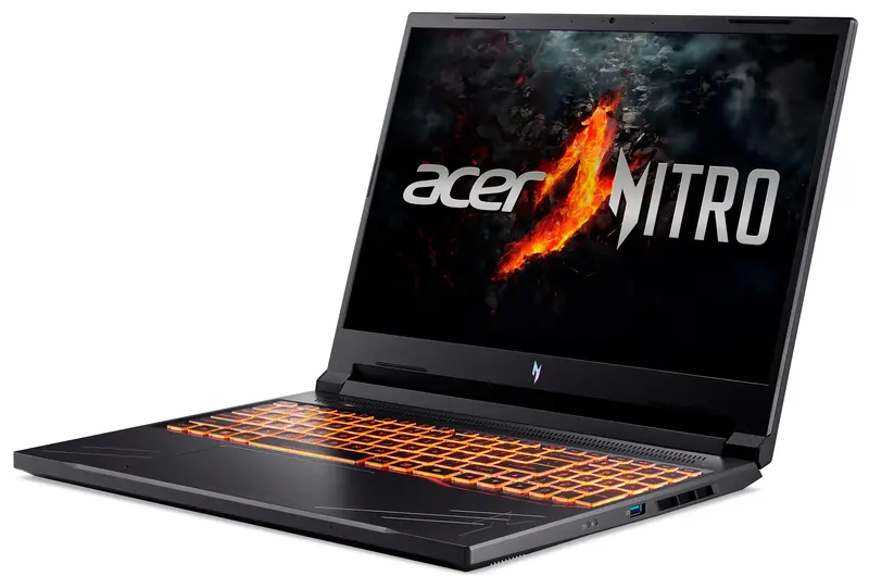Ноутбук Acer Nitro V 16 ANV16-41-R5Y4 Obsidian Black (NH.QRUEU.00G) фото