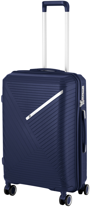 Чемодан 2E SIGMA M, 4 колеса, Navy Blue (2E-SPPS-M-NV) фото
