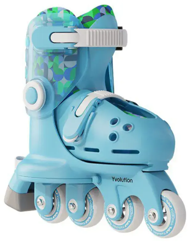 Ролики Yvolution Twista, розмір 30-34, блакитний - фото - №3
