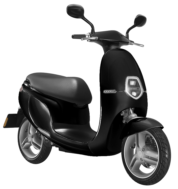 Электроскутер Ecooter E1R (Black) - фото - №1
