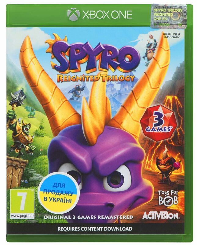 Диск Spyro Reignited Trilogy (Blu-ray, English version) для Xbox One (88242EN) фото
