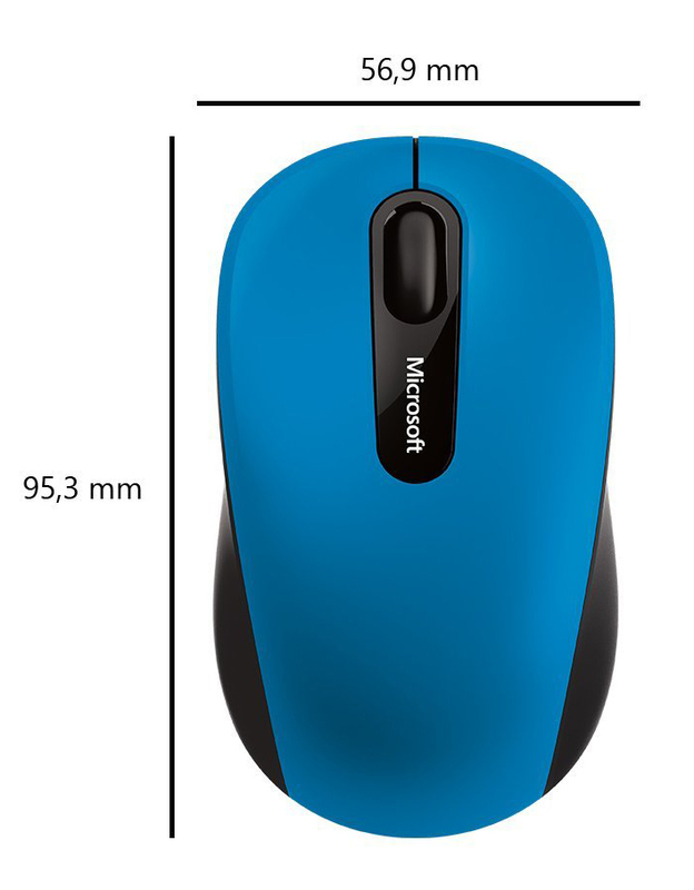 Миша Microsoft Mobile Mouse 3600 (Blue) PN7-00024 - фото - №2