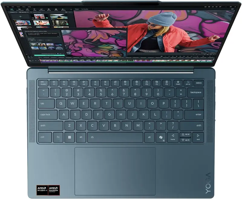 Ноутбук Lenovo Yoga Slim 7 14AKP10 Tidal Teal (83JY004SRA) - фото - №4