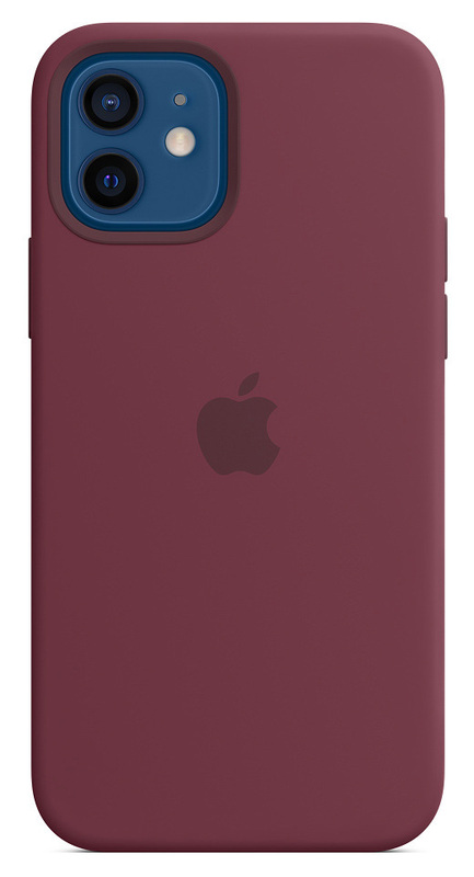 Чехол Silicone Case with MagSafe (Plum) для iPhone 12 и iPhone 12 Pro фото