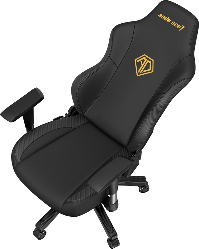 Ігрове крісло Anda Seat Phantom 3 Size L (Black & Gold) AD18Y-06-B-PVC фото