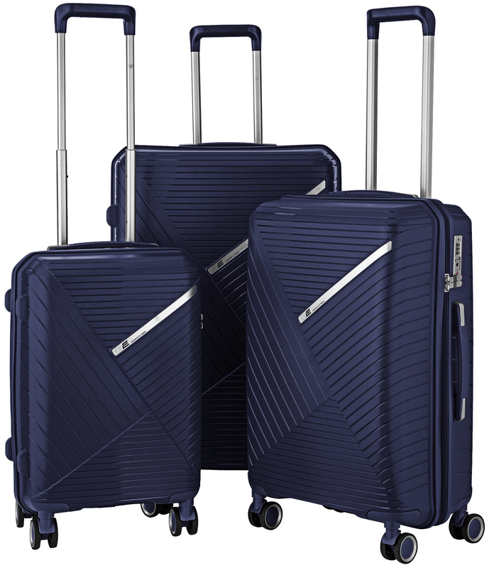Чемодан 2E SIGMA M, 4 колеса, Navy Blue (2E-SPPS-M-NV) фото
