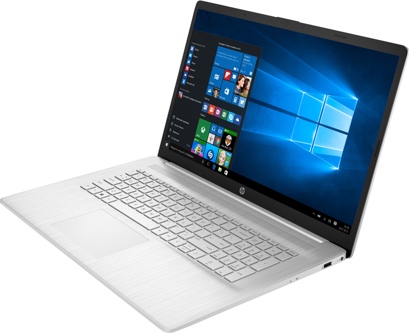 Ноутбук HP Laptop 17-cn0005ua Natural Silver (4F780EA) - фото - №2