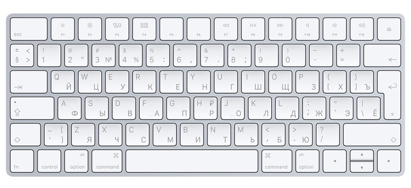 Клавіатура Apple Magic Keyboard RU (White) AP-MLA22RU/A фото