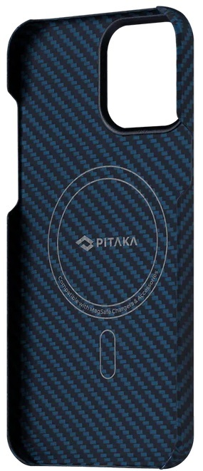 Чохол Pitaka MagEZ Case 2 Twill Black/Blue для iPhone 13 Pro Max KI1308PM фото