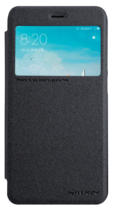 Чехол-книжка Nillkin Sparkle Leather Xiaomi Redmi 4X black фото