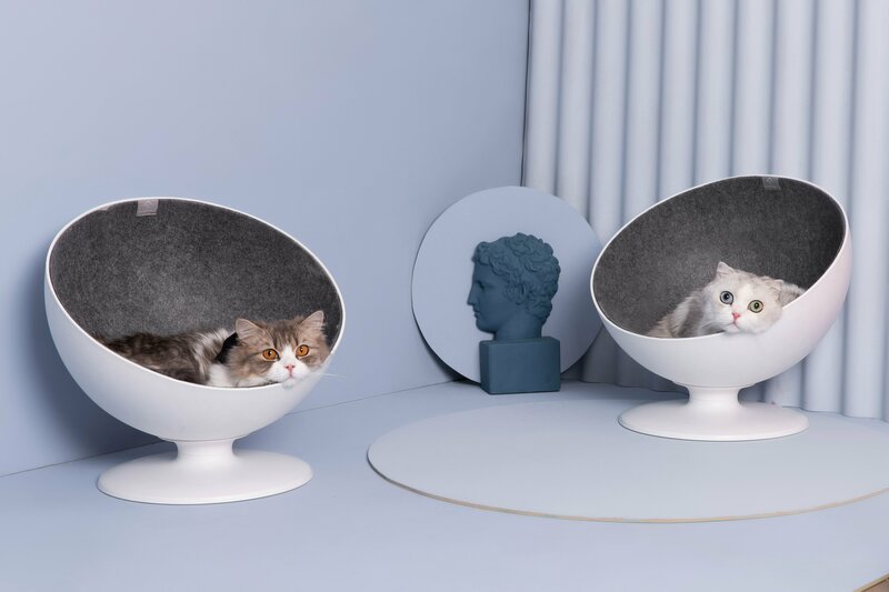 Кровать Xiaomi Furry Tail Cat Boss Cat Nest фото