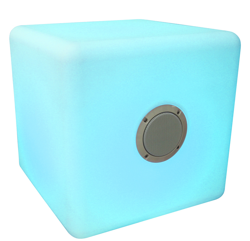Акустика c подсветкой Powerbeauty LED Cube Bluetooth speaker (PBG-4040S) фото