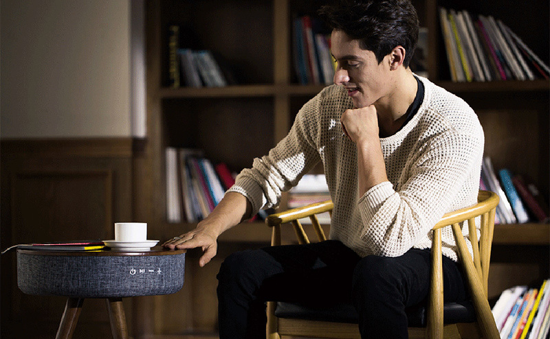Акустика Blueman Table BT Speaker (Walnut) - фото - №5