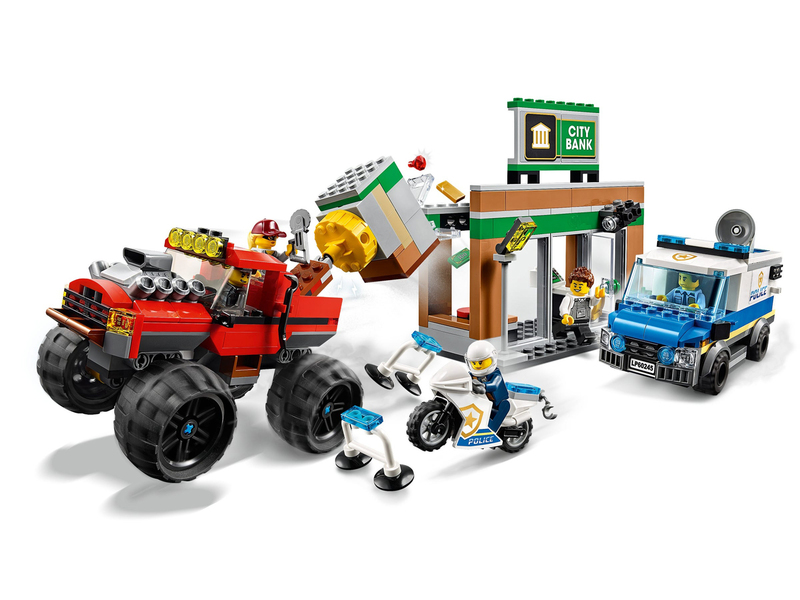 Конструктор LEGO City Пограбування з поліцейською вантажівкою-монстром 60245 фото
