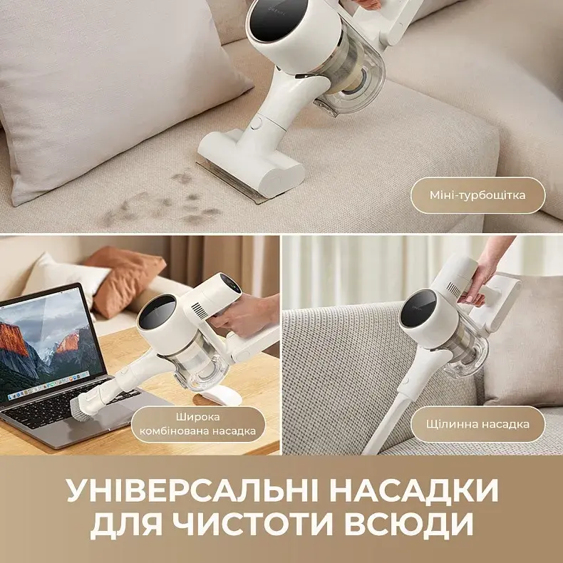 Акумуляторний миючий пилосос Dreame R10s Aqua - фото - №3