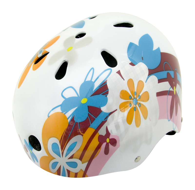 Шолом Action L (Flowers) PW-902-253 - фото - №3