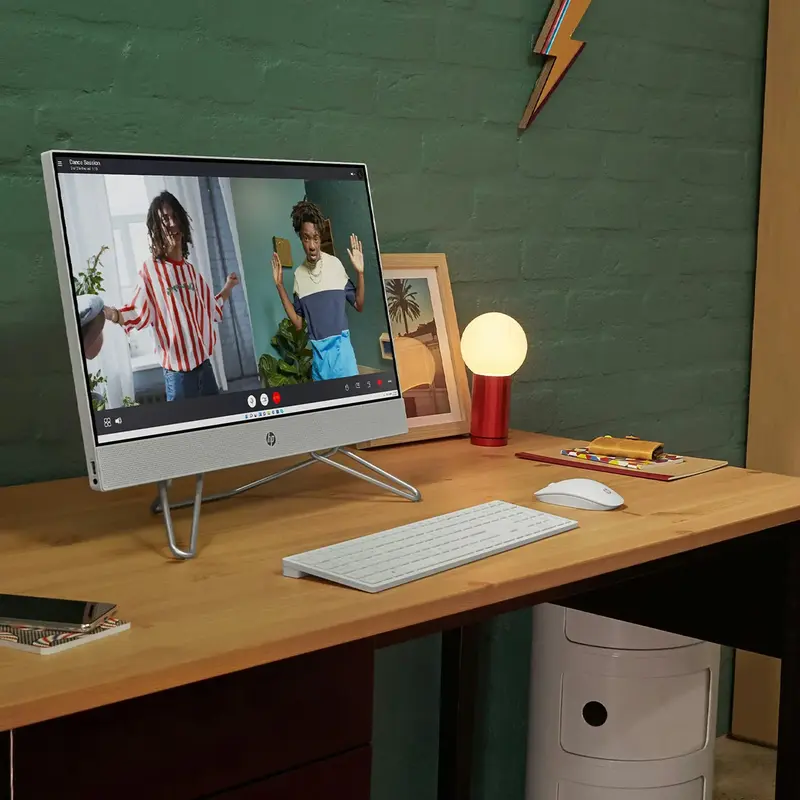 Моноблок HP All-in-One 24-cb1000ua Starry White (AE0P3EA) - фото - №6