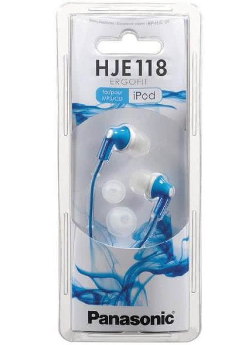 Навушники Panasonic (RP-HJE118GU-A) Blue фото