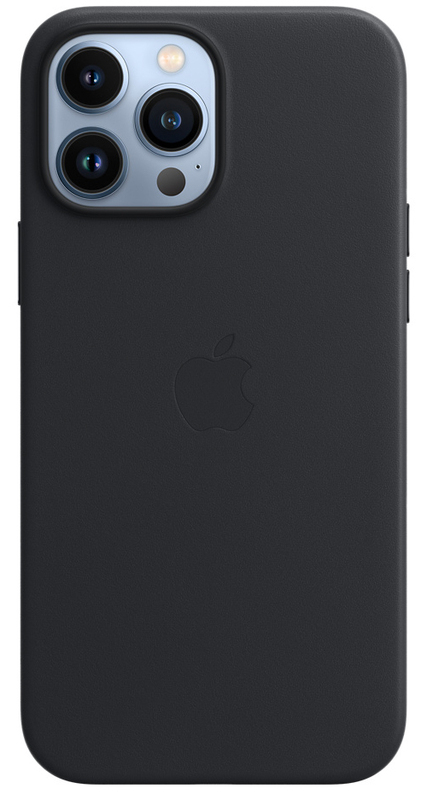 Чехол iPhone 13 Pro Max Leather Case with MagSafe (Midnight) MM1R3ZE/A фото