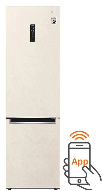 Двокамерний холодильник LG GA-B509MEQM фото